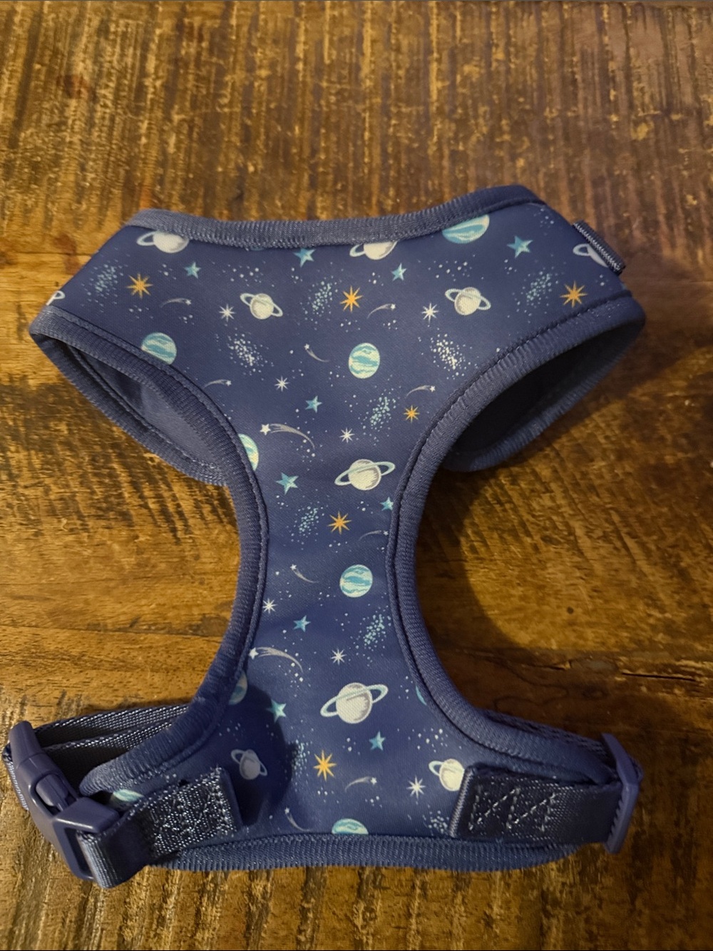 ☀️3 FOR $25 Blue Space Print Dog Harness
